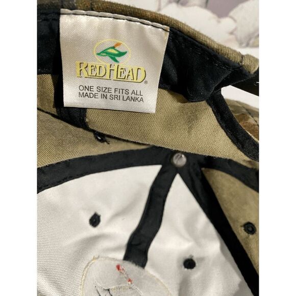 RedHead Men’s Embroidered Logo Adjustable Camo Hunting Snapback Hat Green - Picture 5 of 7